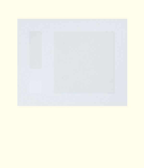 gräuliche geometrische Formen auf weißem Grund
