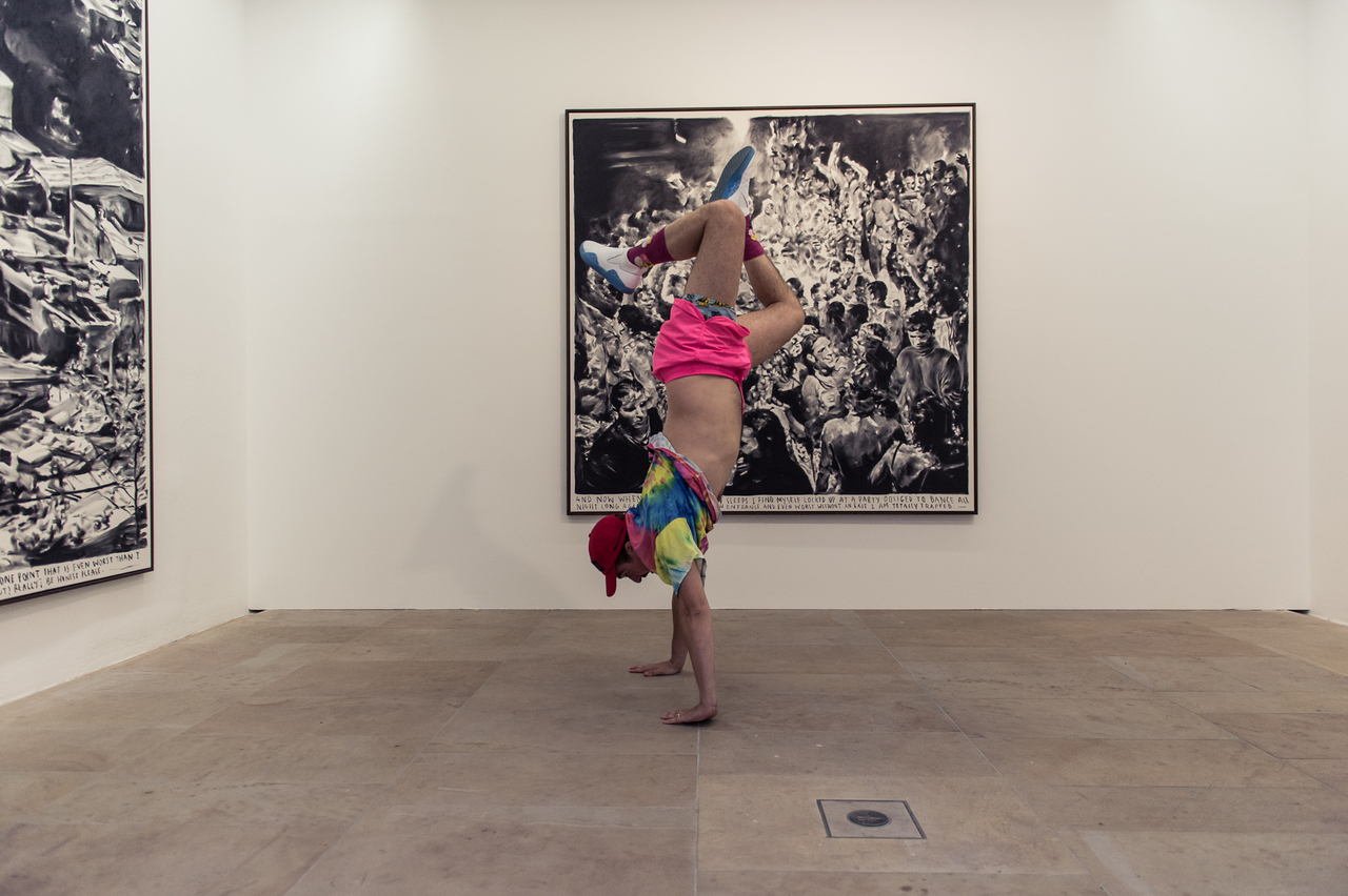 Image: View to the exhibition Rhinus van de Velde. Now I am the night of nights, 2018