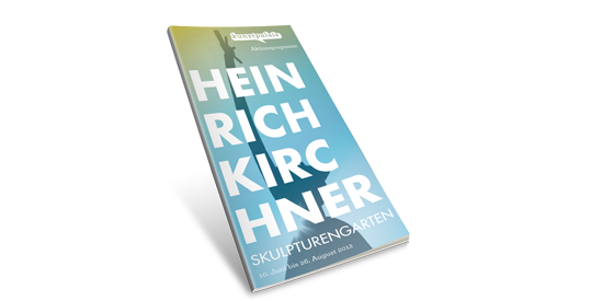 Bild der Broschüre über den Heinrich-Kirchner-Skulpturengarten