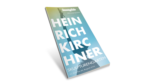 Image of the booklet about the Heinrich Kirchner sculpture garden