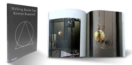 Image of the exhibition catalog "Kirstine Roepstorff. Walking Beside Time"